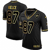 Nike Chiefs 87 Travis Kelce Black Gold 2020 Salute To Service Limited Jersey Dyin,baseball caps,new era cap wholesale,wholesale hats
